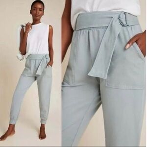 Anthropologie Saturday Sunday Sydney Belted Tie Waist Joggers Sweatpants; XS